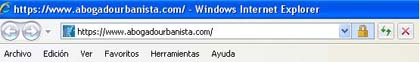 Aviso de seguridad en el internet explorer