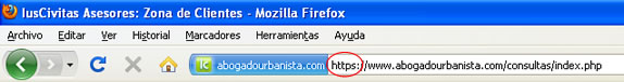 Alerta de seguridad ssl en Firefox