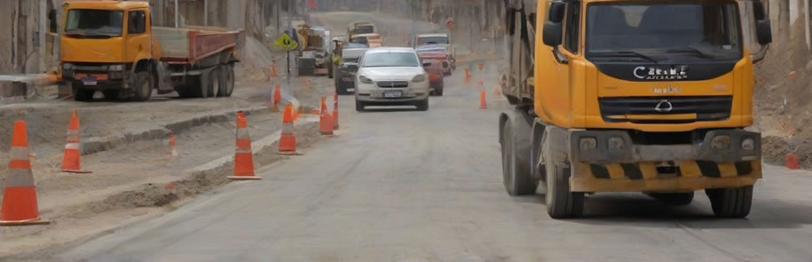 Obras de urbanización de carretera