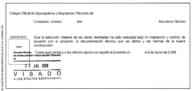 certificado final de obra